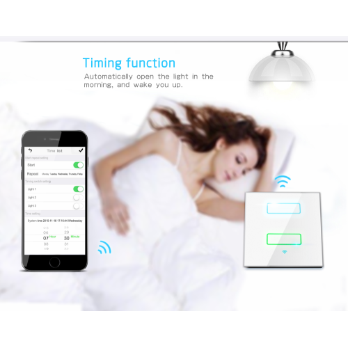 TOP Brand Smart Switch, curtain switch automatically led light adjustable dimmer switch